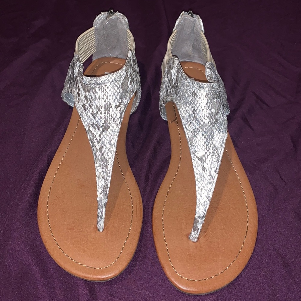 MIA- snakeskin sandals- nwot Size 8 1/2